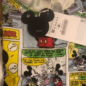 M Zara Mickey Mouse blouse